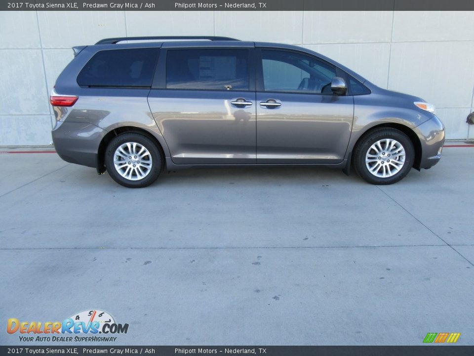 2017 Toyota Sienna XLE Predawn Gray Mica / Ash Photo #3
