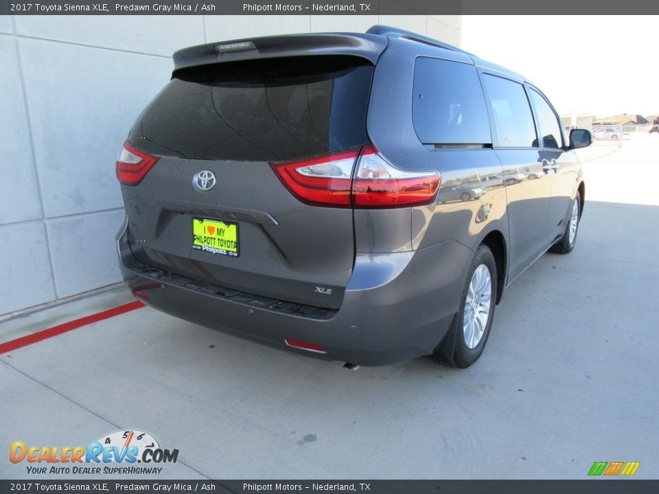 2017 Toyota Sienna XLE Predawn Gray Mica / Ash Photo #4