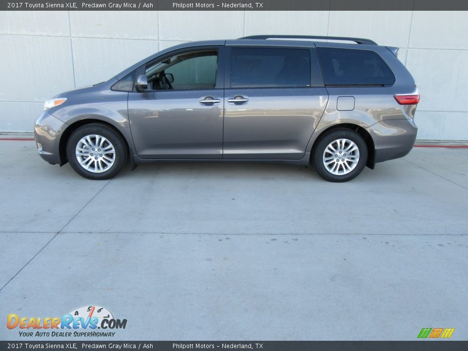 2017 Toyota Sienna XLE Predawn Gray Mica / Ash Photo #6