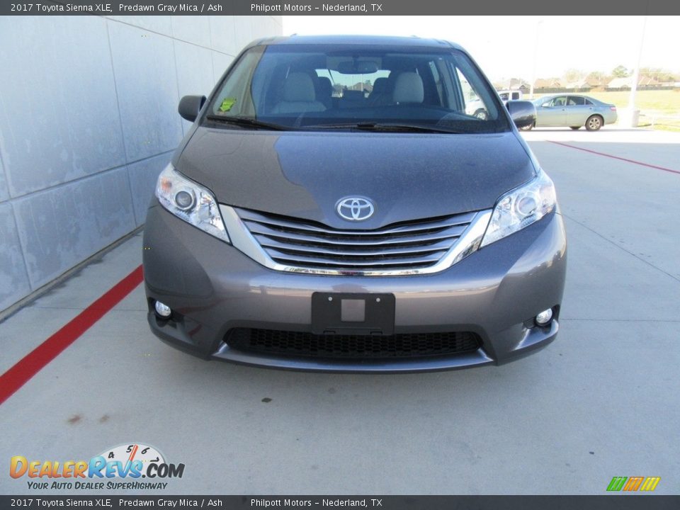 2017 Toyota Sienna XLE Predawn Gray Mica / Ash Photo #8