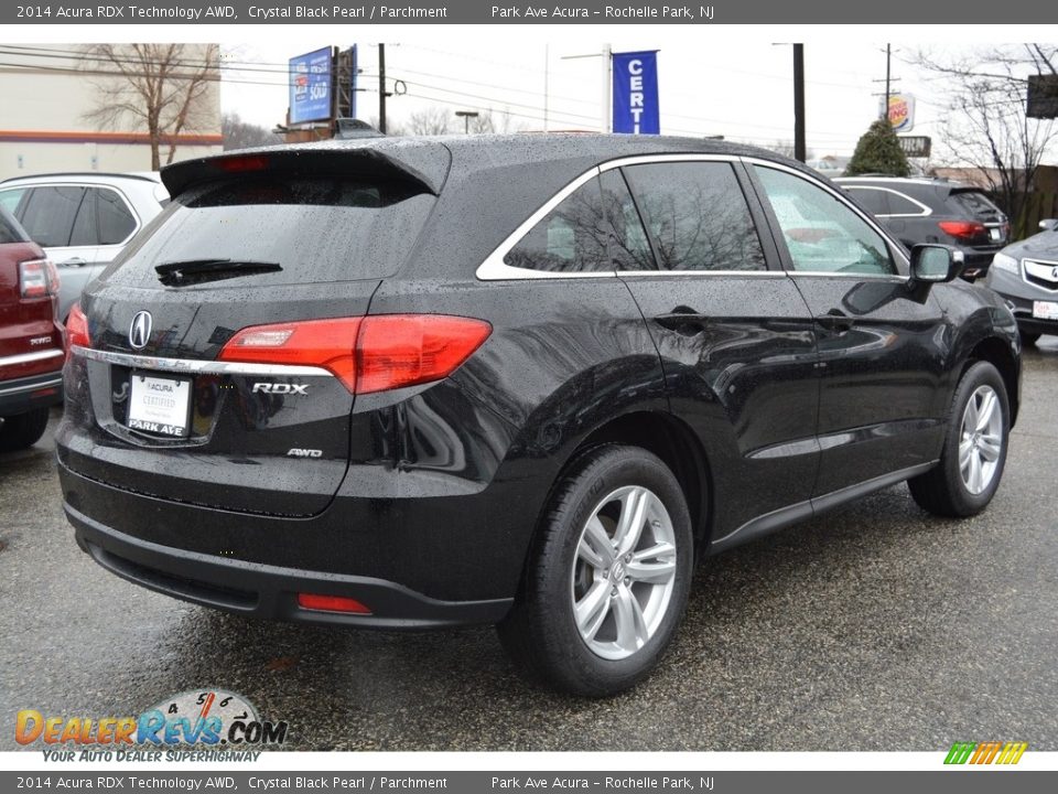 2014 Acura RDX Technology AWD Crystal Black Pearl / Parchment Photo #3