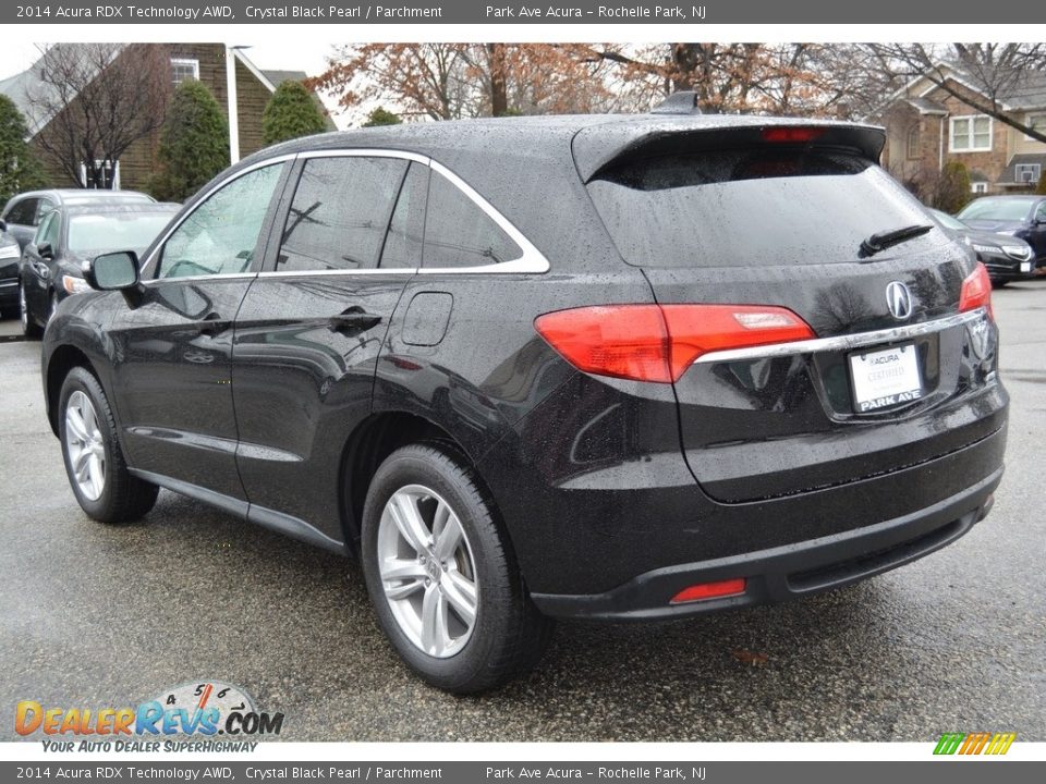 2014 Acura RDX Technology AWD Crystal Black Pearl / Parchment Photo #5