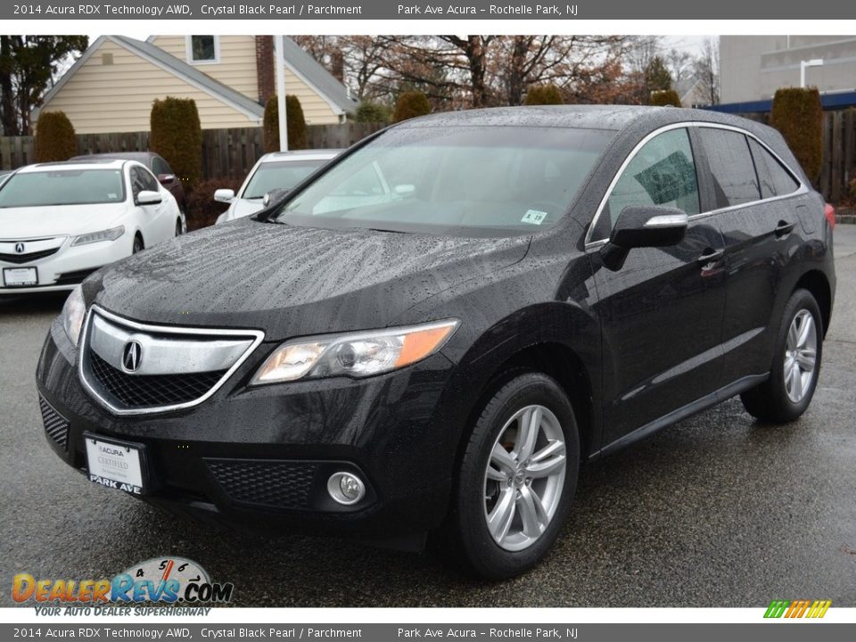 2014 Acura RDX Technology AWD Crystal Black Pearl / Parchment Photo #7