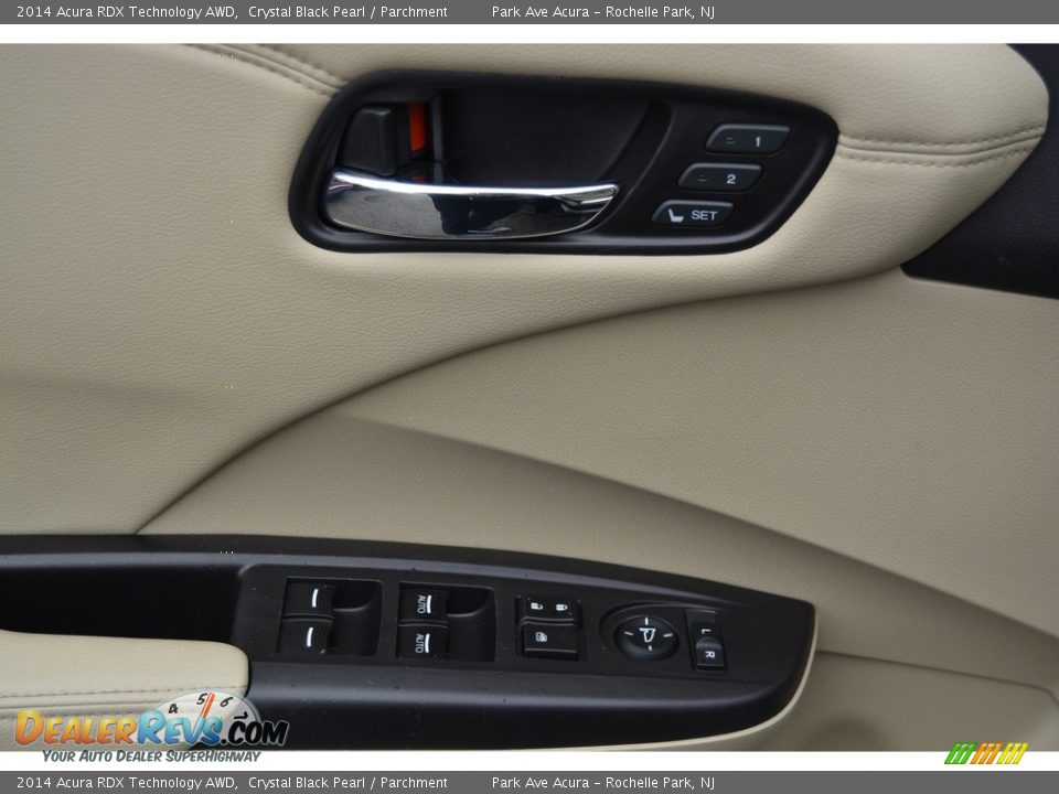 2014 Acura RDX Technology AWD Crystal Black Pearl / Parchment Photo #10