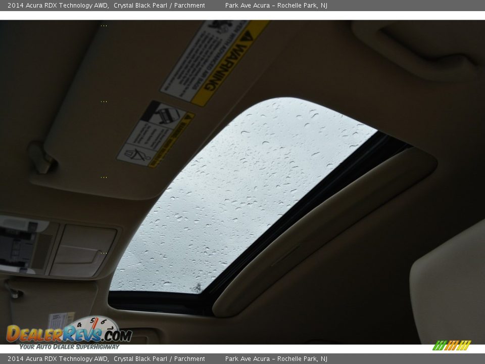 2014 Acura RDX Technology AWD Crystal Black Pearl / Parchment Photo #14