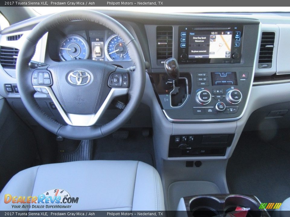 2017 Toyota Sienna XLE Predawn Gray Mica / Ash Photo #24