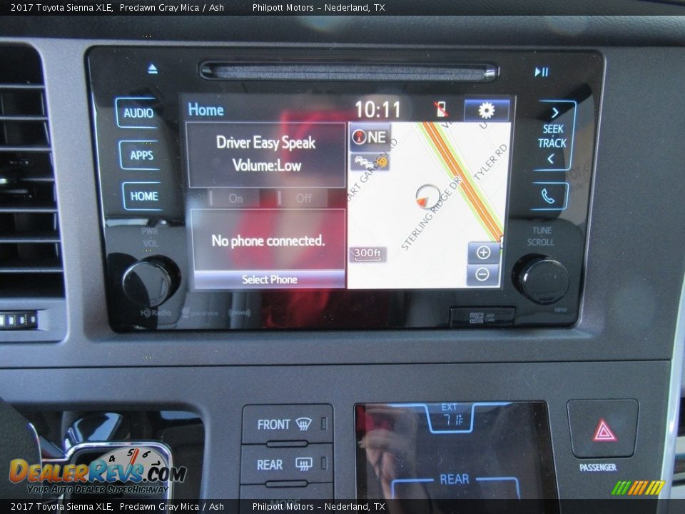 2017 Toyota Sienna XLE Predawn Gray Mica / Ash Photo #26