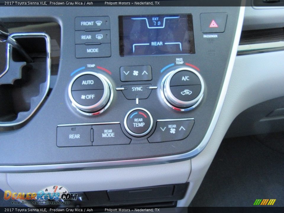 2017 Toyota Sienna XLE Predawn Gray Mica / Ash Photo #27