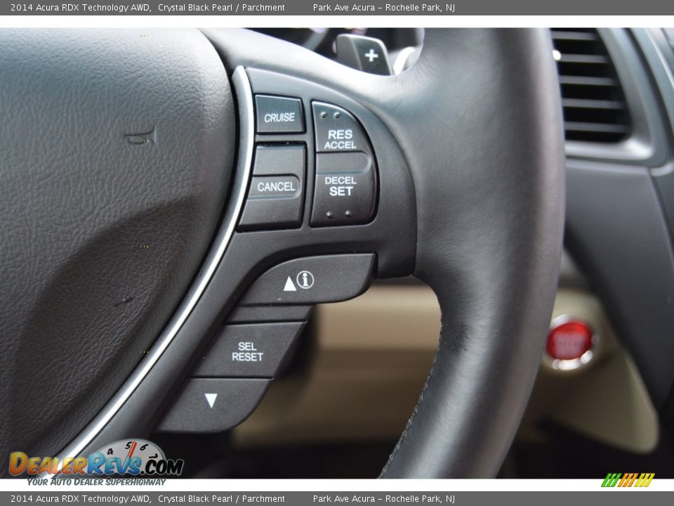 2014 Acura RDX Technology AWD Crystal Black Pearl / Parchment Photo #20