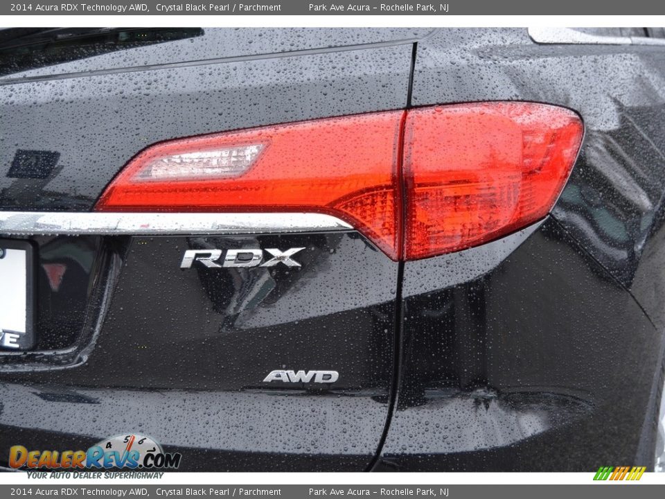 2014 Acura RDX Technology AWD Crystal Black Pearl / Parchment Photo #24