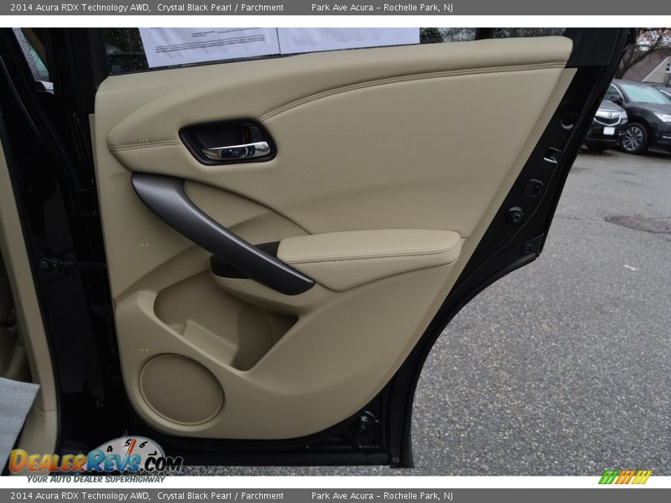 2014 Acura RDX Technology AWD Crystal Black Pearl / Parchment Photo #25