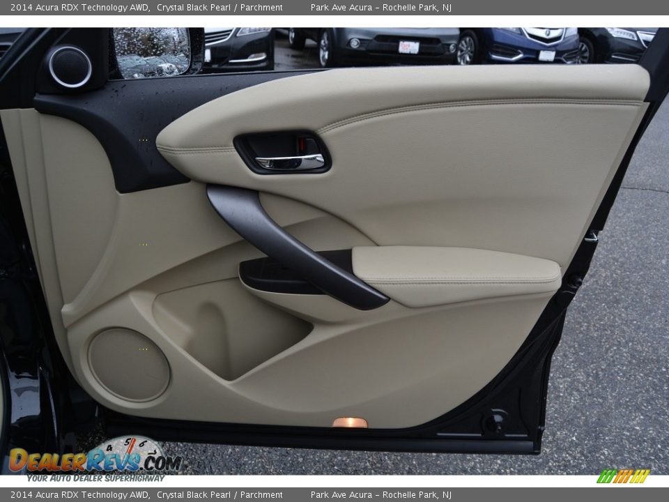 2014 Acura RDX Technology AWD Crystal Black Pearl / Parchment Photo #27