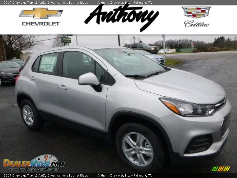 2017 Chevrolet Trax LS AWD Silver Ice Metallic / Jet Black Photo #1