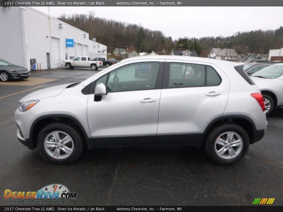 2017 Chevrolet Trax LS AWD Silver Ice Metallic / Jet Black Photo #10