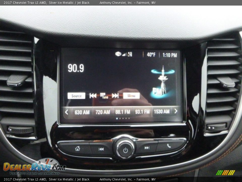 2017 Chevrolet Trax LS AWD Silver Ice Metallic / Jet Black Photo #16