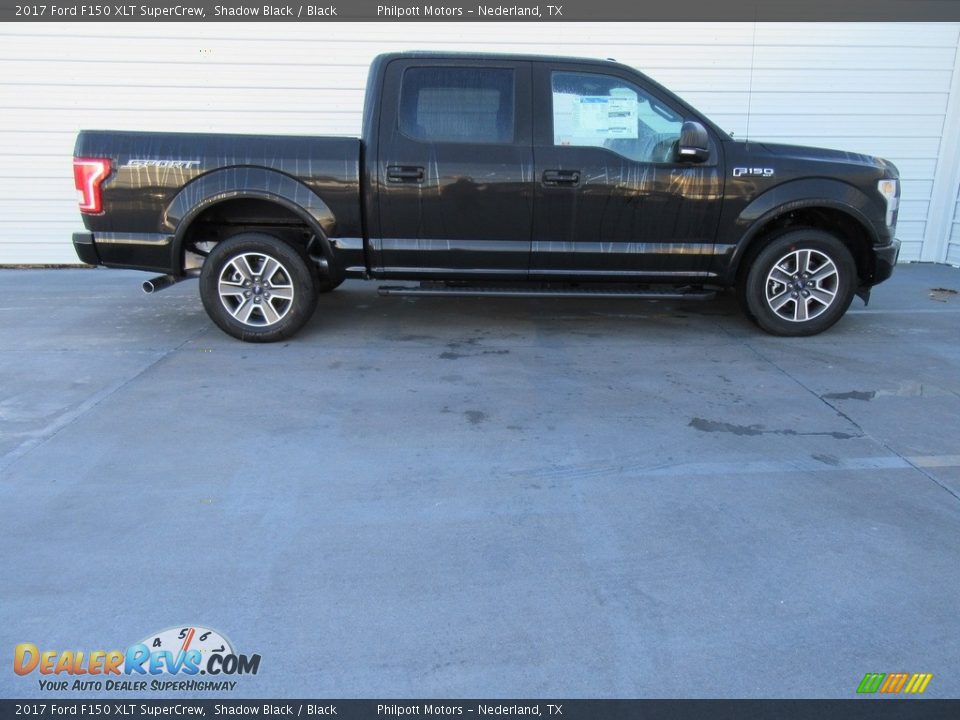 2017 Ford F150 XLT SuperCrew Shadow Black / Black Photo #3
