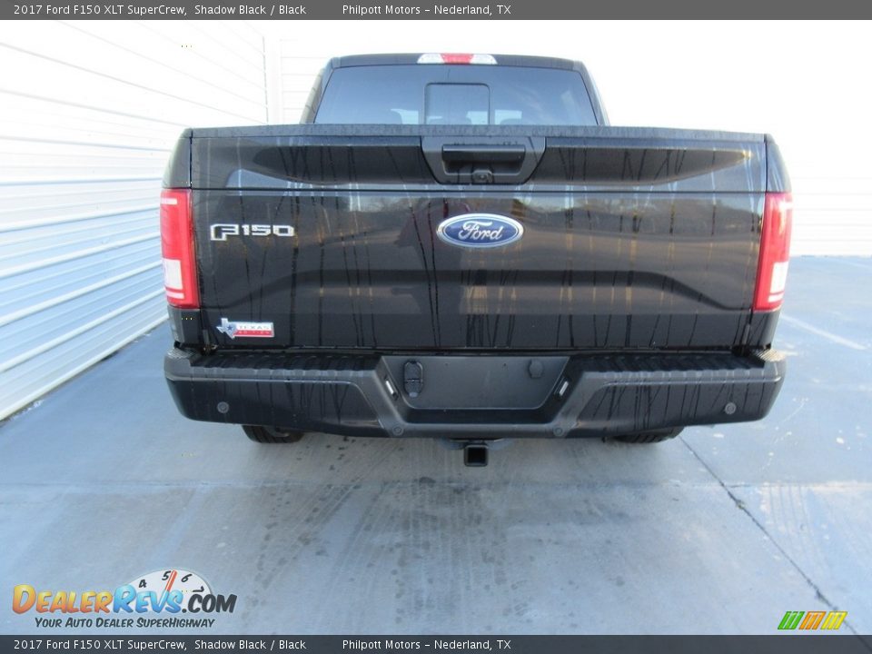 2017 Ford F150 XLT SuperCrew Shadow Black / Black Photo #5