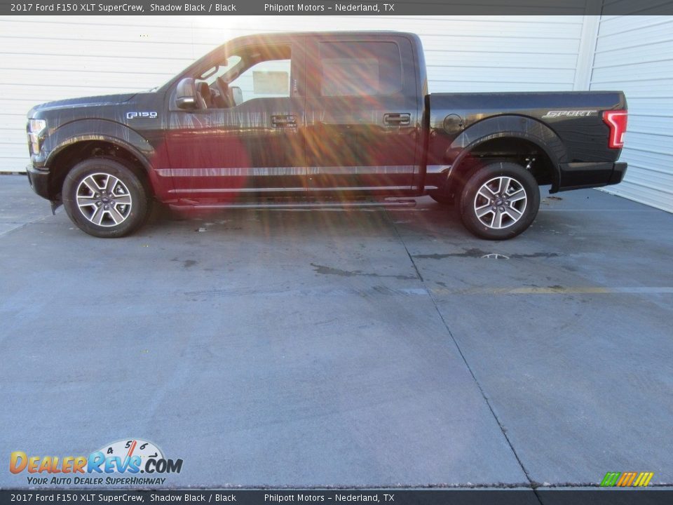 2017 Ford F150 XLT SuperCrew Shadow Black / Black Photo #6