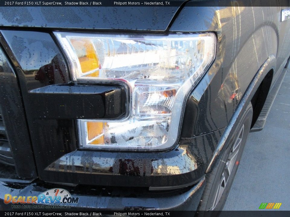 2017 Ford F150 XLT SuperCrew Shadow Black / Black Photo #9