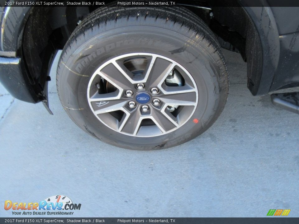 2017 Ford F150 XLT SuperCrew Shadow Black / Black Photo #11