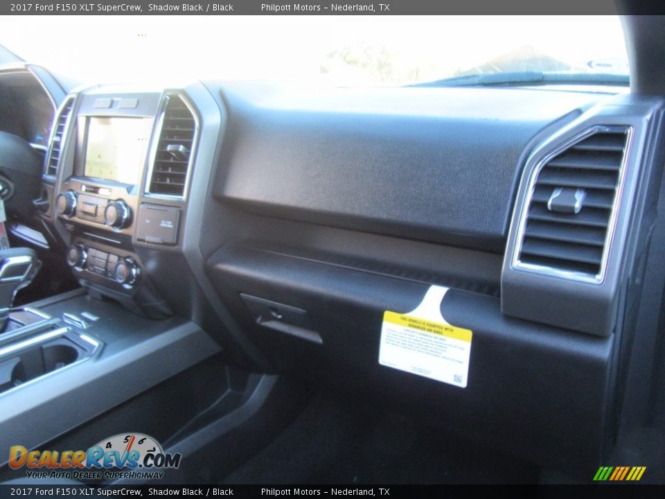 2017 Ford F150 XLT SuperCrew Shadow Black / Black Photo #17