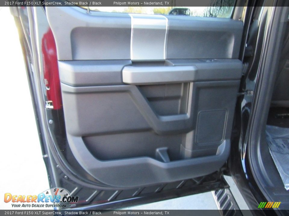 2017 Ford F150 XLT SuperCrew Shadow Black / Black Photo #18