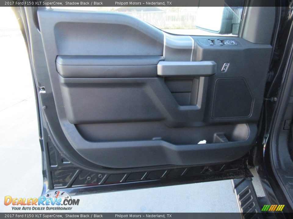 2017 Ford F150 XLT SuperCrew Shadow Black / Black Photo #20