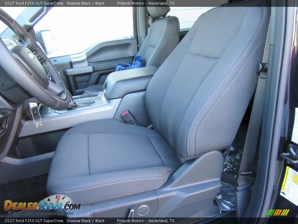 2017 Ford F150 XLT SuperCrew Shadow Black / Black Photo #22
