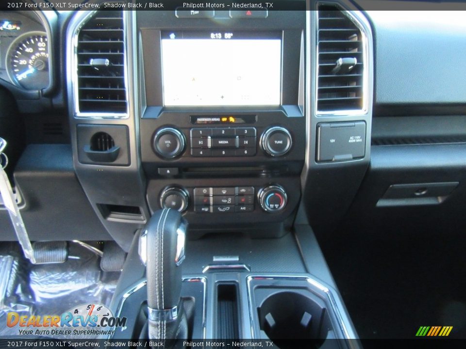2017 Ford F150 XLT SuperCrew Shadow Black / Black Photo #25