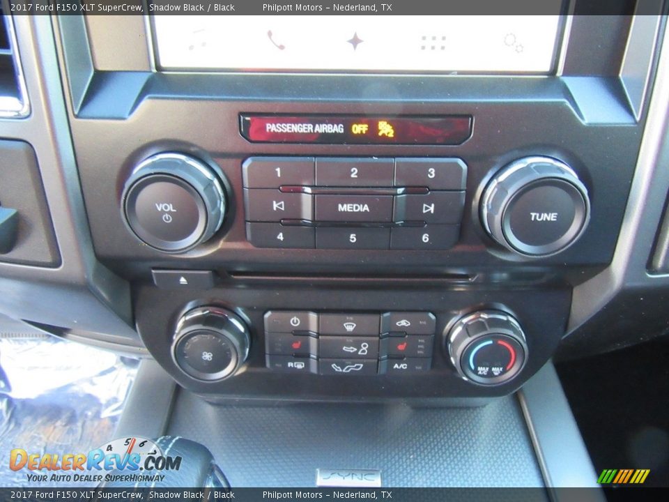 2017 Ford F150 XLT SuperCrew Shadow Black / Black Photo #27