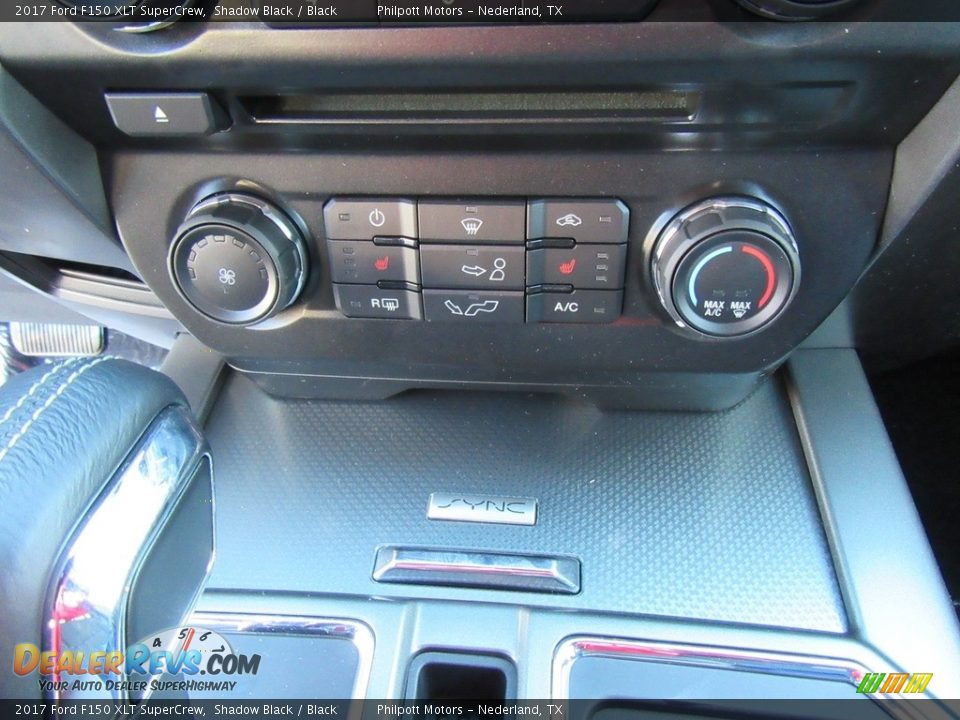 2017 Ford F150 XLT SuperCrew Shadow Black / Black Photo #28