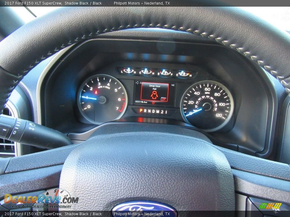 2017 Ford F150 XLT SuperCrew Shadow Black / Black Photo #31