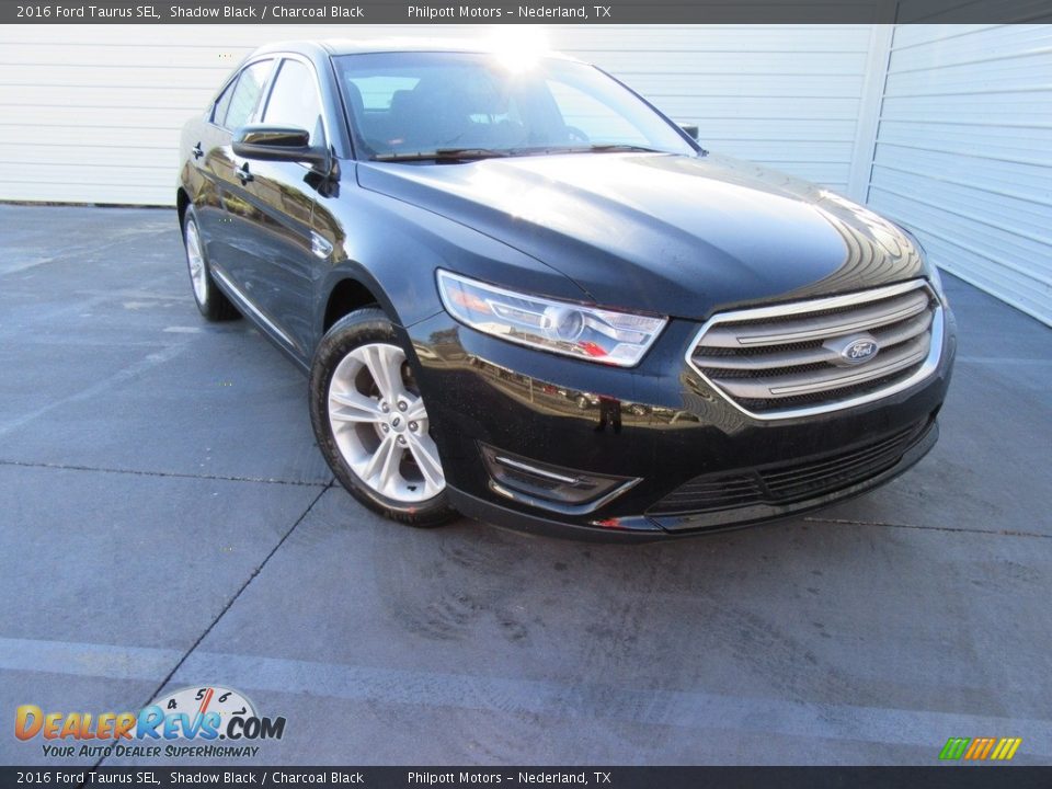 2016 Ford Taurus SEL Shadow Black / Charcoal Black Photo #1