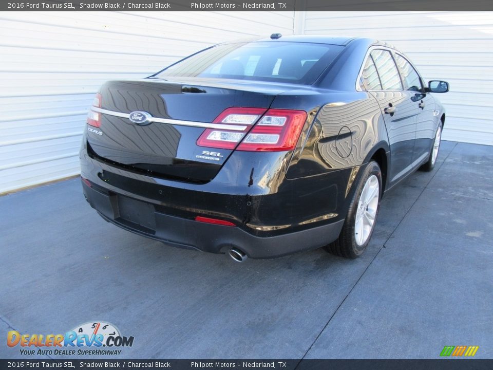 2016 Ford Taurus SEL Shadow Black / Charcoal Black Photo #4