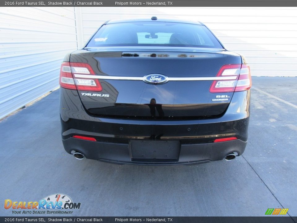 2016 Ford Taurus SEL Shadow Black / Charcoal Black Photo #5