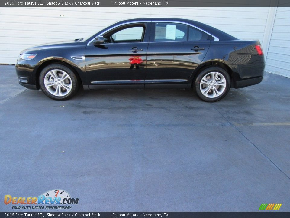 2016 Ford Taurus SEL Shadow Black / Charcoal Black Photo #6
