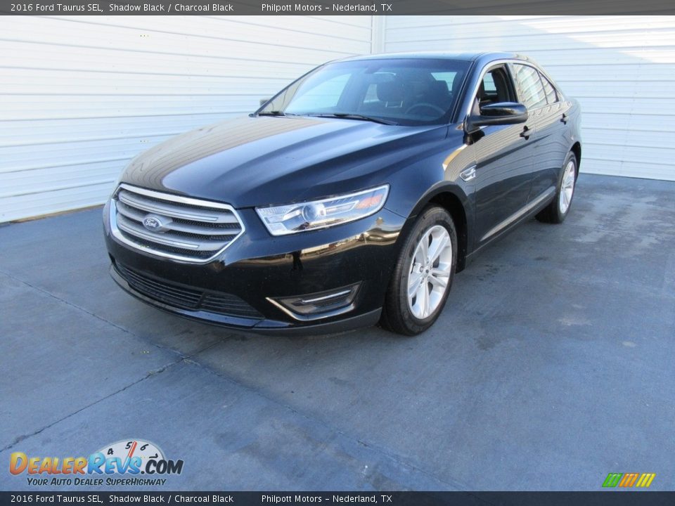 2016 Ford Taurus SEL Shadow Black / Charcoal Black Photo #7