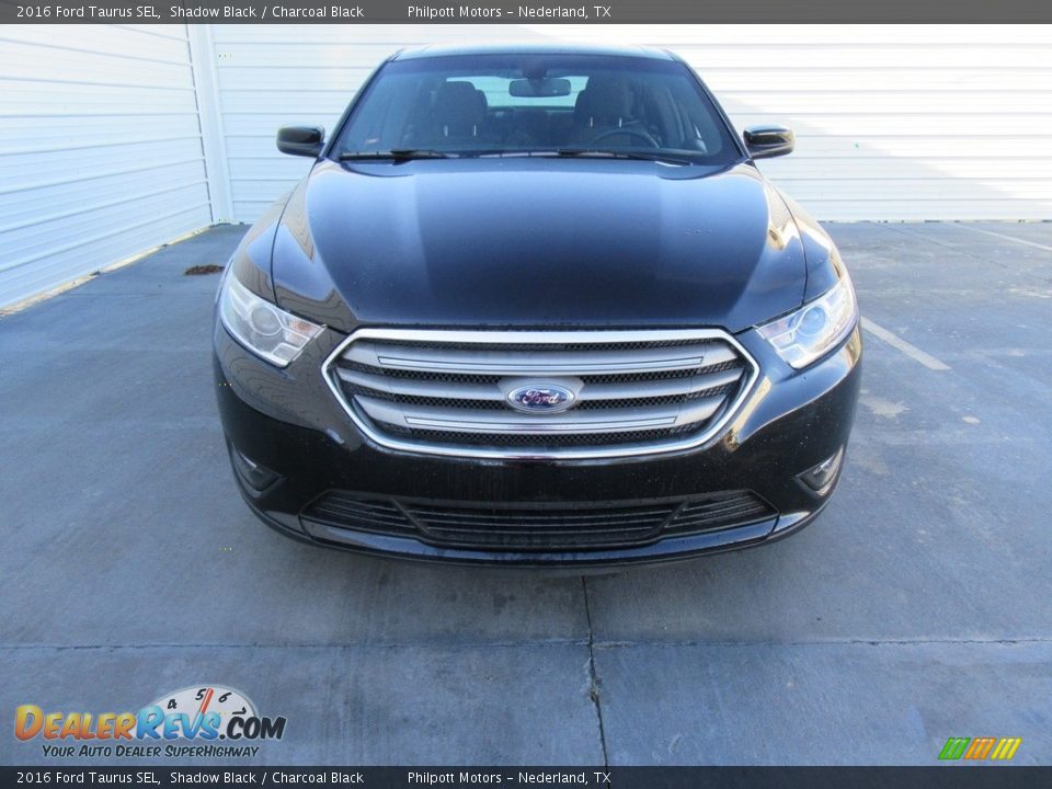 2016 Ford Taurus SEL Shadow Black / Charcoal Black Photo #8