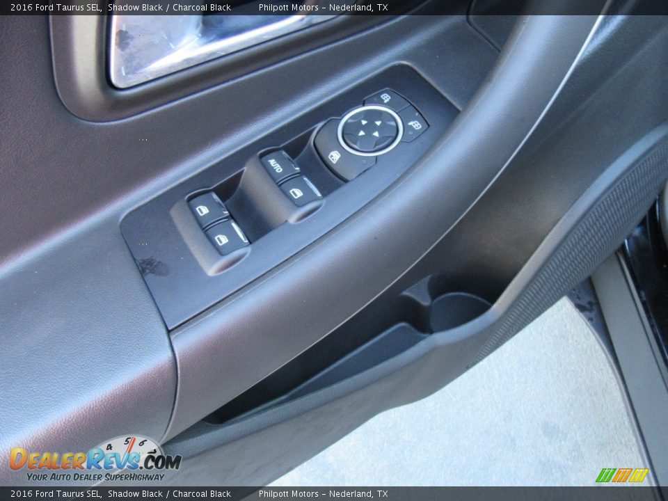 2016 Ford Taurus SEL Shadow Black / Charcoal Black Photo #20