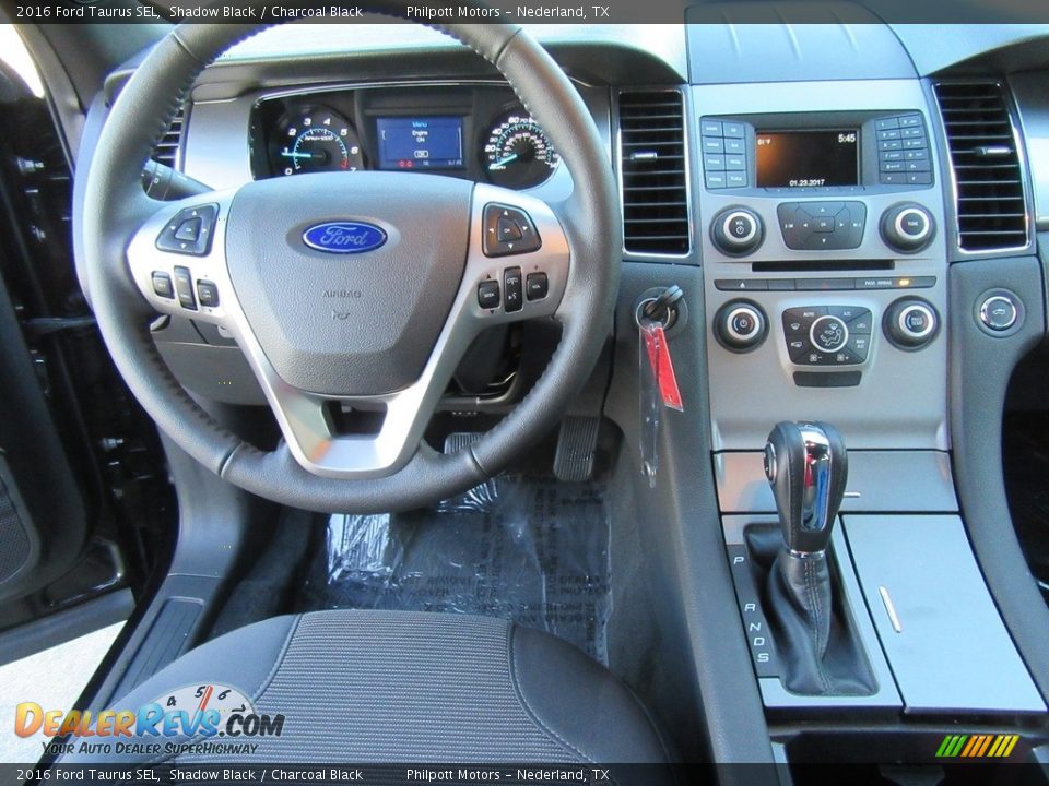 2016 Ford Taurus SEL Shadow Black / Charcoal Black Photo #23