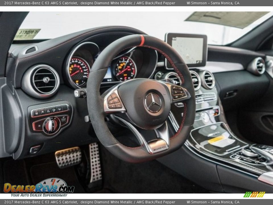 Dashboard of 2017 Mercedes-Benz C 63 AMG S Cabriolet Photo #5