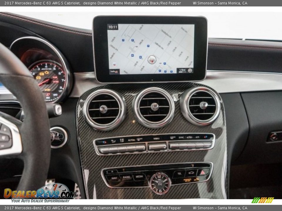 Controls of 2017 Mercedes-Benz C 63 AMG S Cabriolet Photo #8