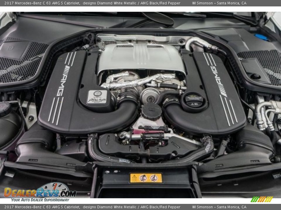 2017 Mercedes-Benz C 63 AMG S Cabriolet 4.0 Liter AMG DI biturbo DOHC 32-Valve VVT V8 Engine Photo #9