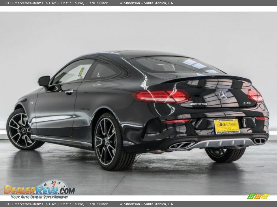 2017 Mercedes-Benz C 43 AMG 4Matic Coupe Black / Black Photo #3
