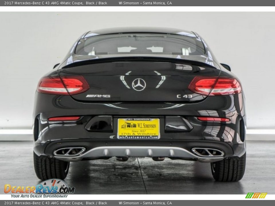 2017 Mercedes-Benz C 43 AMG 4Matic Coupe Black / Black Photo #4