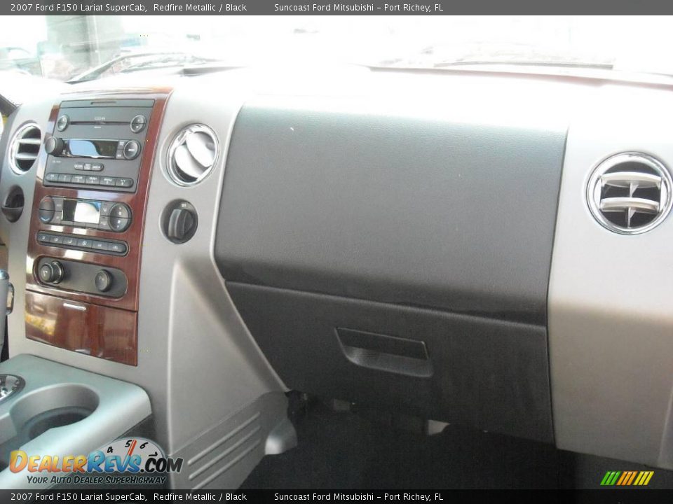 2007 Ford F150 Lariat SuperCab Redfire Metallic / Black Photo #20
