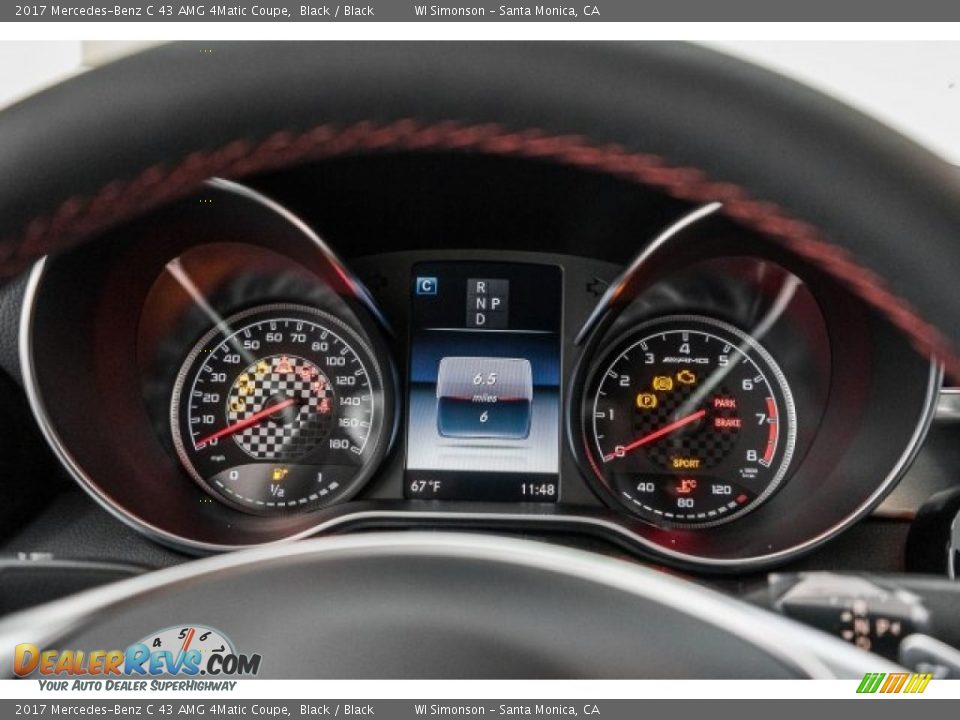2017 Mercedes-Benz C 43 AMG 4Matic Coupe Gauges Photo #6