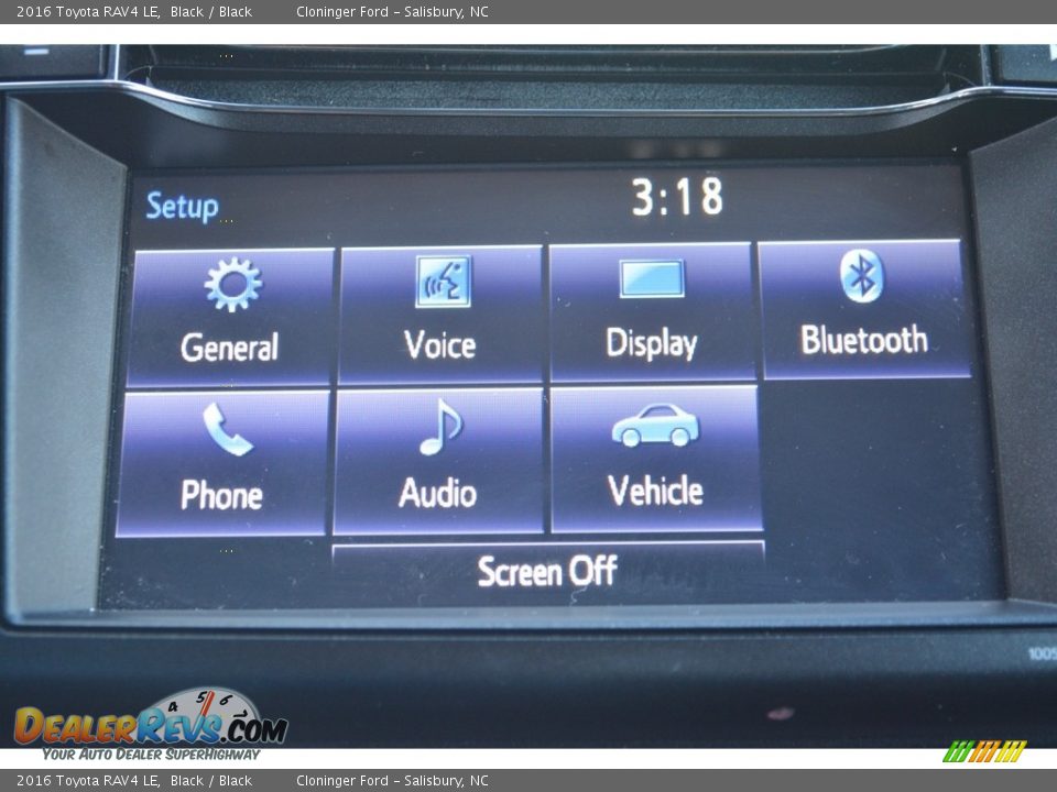 2016 Toyota RAV4 LE Black / Black Photo #17