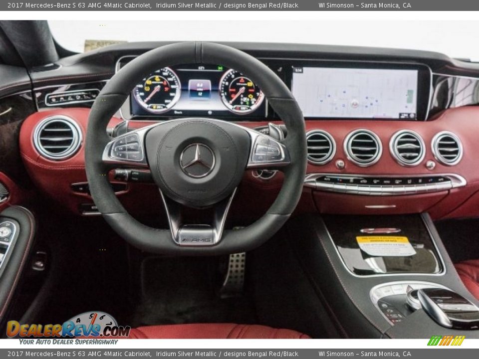 Dashboard of 2017 Mercedes-Benz S 63 AMG 4Matic Cabriolet Photo #3