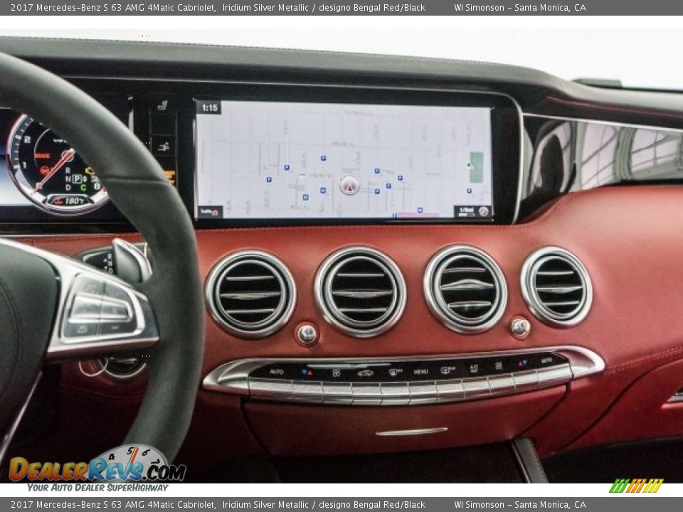 Navigation of 2017 Mercedes-Benz S 63 AMG 4Matic Cabriolet Photo #6